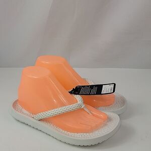 NWT Allbirds Sugar Zeffer In Blizzard White Flip Flop